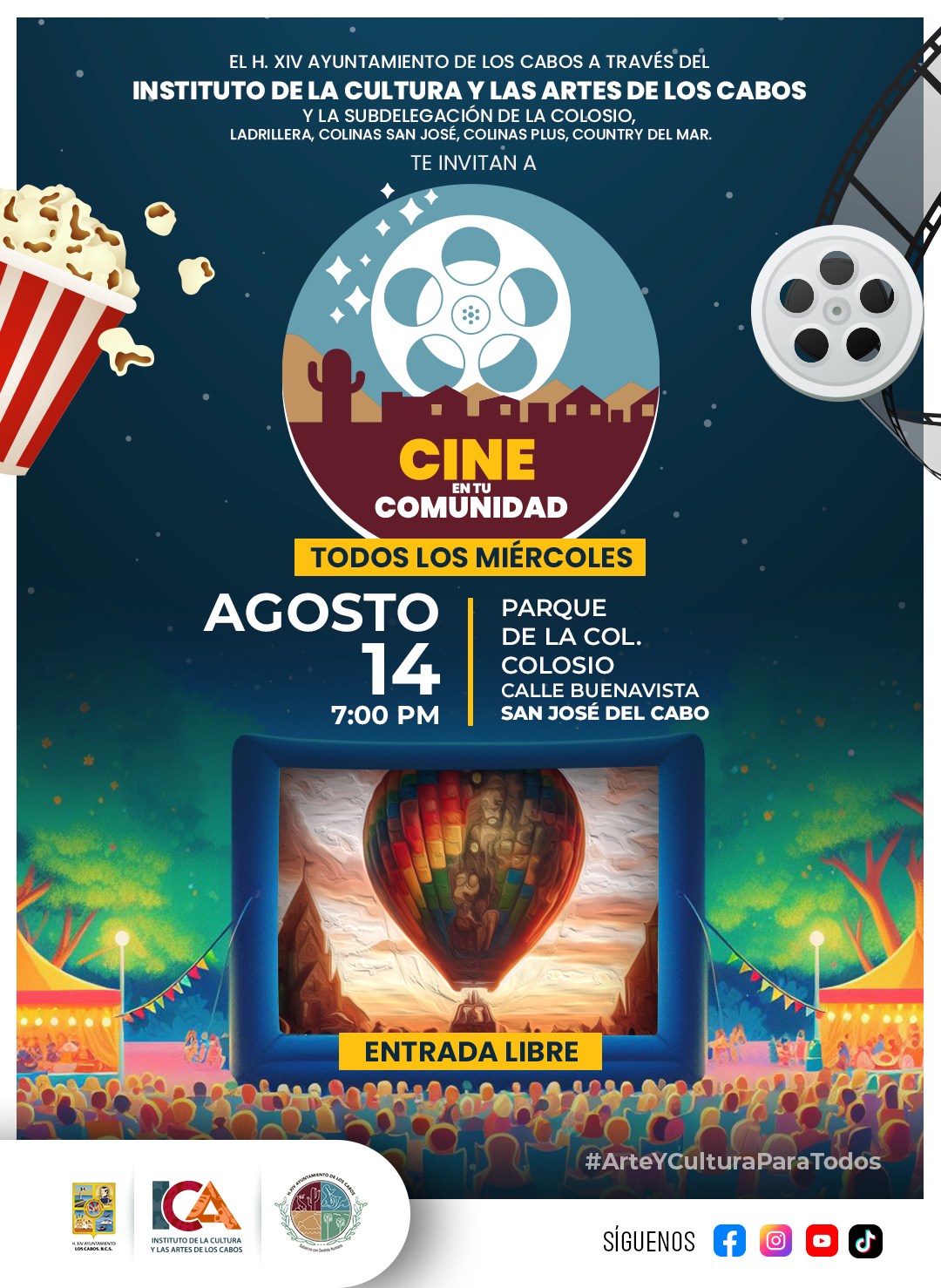 Cine en tu Comunidad 14 Agosto