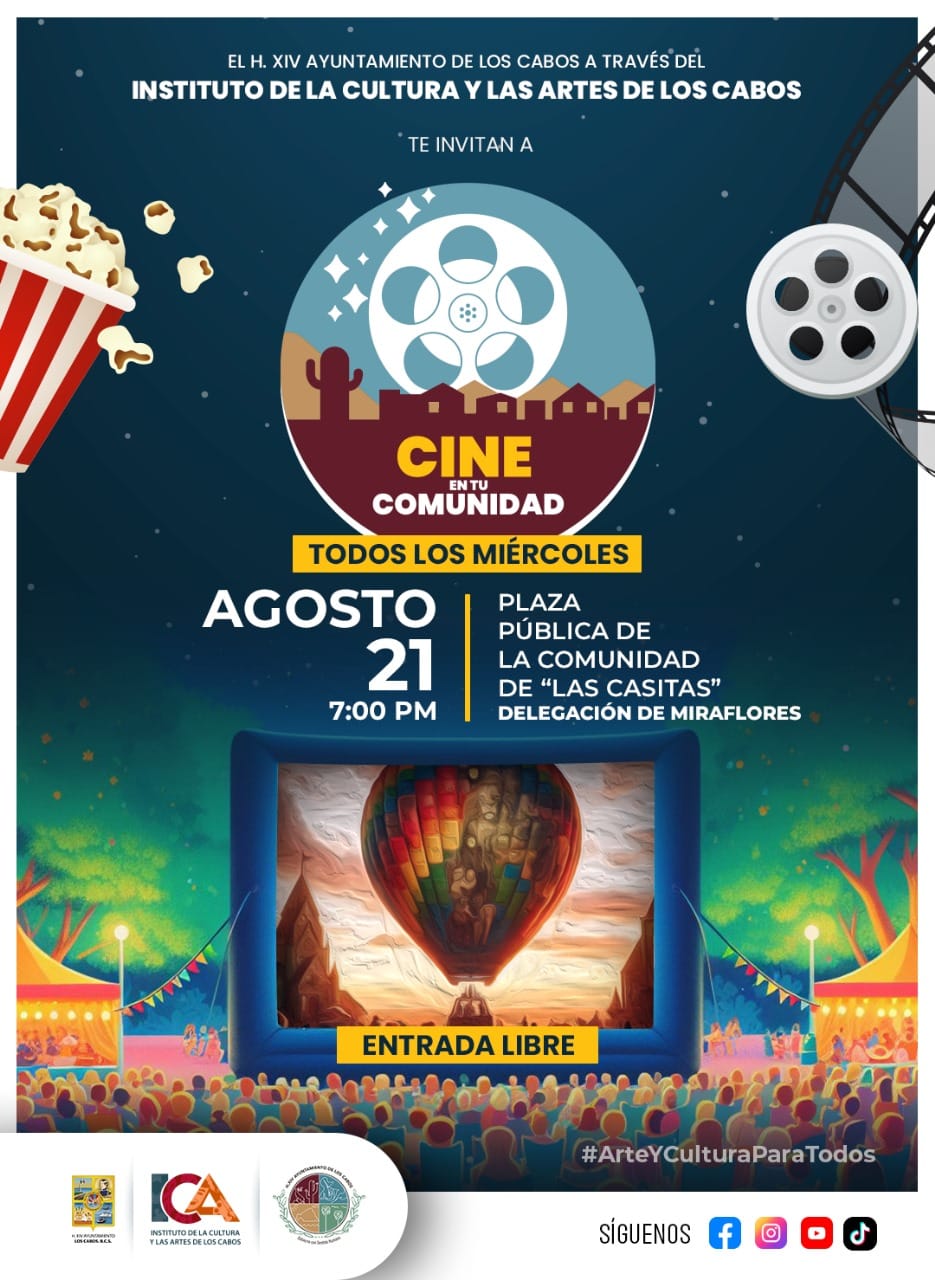 Cine en tu comunidad 21 agosto