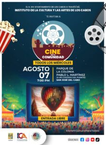 Cine en tu comunidad 7 agosto