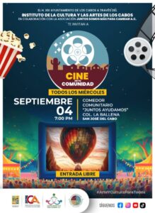 Cine en tu Comunidad 4 septiembre