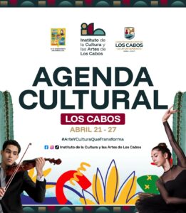 AGENDA CULTURAL 21 AL 27 DE ABRIL