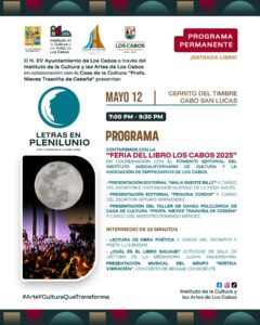 No te pierdas el inicio de “Letras en Plenilunio, ecos de luna”
