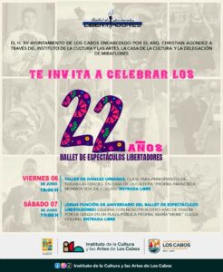 Delegación de Miraflores te invitan a celebrar los 22 años del Ballet de Espectáculos Libertadores