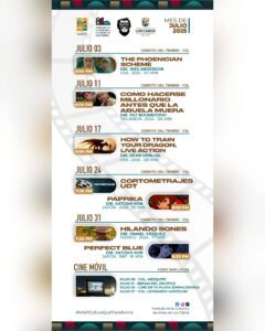 Cinema Vagabundo en el mes de julio en Cabo San Lucas