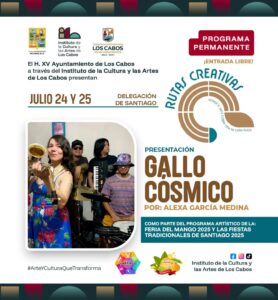 Rutas Creativas en dónde en esta ocasión formaremos parte de la “Feria del Mango y las Fiestas Tradicionales de Santiago