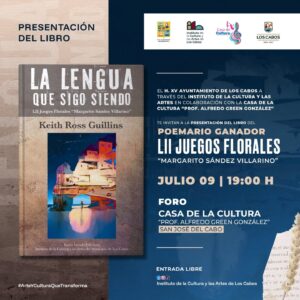 Presentación del libro “La lengua que sigo siendo” por Keith Ross Guillins
