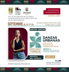 Entre Bailes y Sonrisas, “Danzas Urbanas” por la bailarina profesional y docente Melissa Heredia