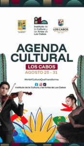 El H. XV Ayuntamiento de Los Cabos, a través del Instituto de la Cultura y las Artes, te presentan la programación de esta semana.