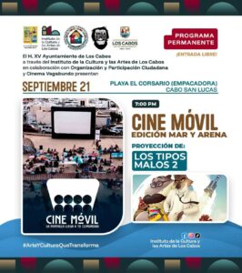 ¡Domingo de “Cine Movil en tu playa”!