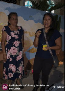 Hermoso mural realizado por la talentosa artista plástica Karla de Jesús y por niñas y niños de la comunidad de Animas Altas