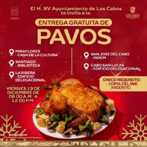 ¡Gran Entrega Gratuita de Pavos!