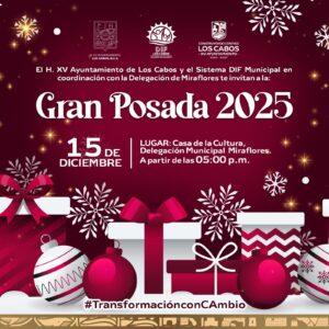 El ambiente navideño se vive a lo largo y ancho de #LosCabos