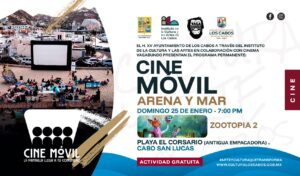 ¡Domingo de “Cine Movil en tu playa”!
