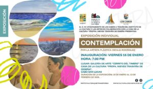 Inauguración de la exposición”Contemplación” de la artista plástica Cecilia Rodríguez.