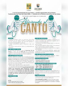 Te invitamos a unirte al concurso de “Aficionados al Canto”