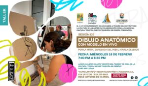 Te invitamos a la sesión de “dibujo anatómico” con modelo en vivo.