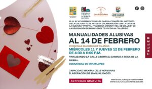 Taller de manualidades alusivas al 14 de Febrero “Día del Amor y la Amistad”