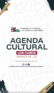 AGENDA CULTURAL 09 AL 15 DE MARZO