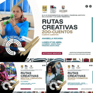 Programación de esta semana del programa permanente “Rutas Creativas”