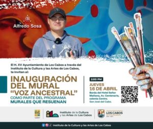Inauguración del mural “Voz Ancestral” del artista plástico Alfredo Sosa