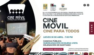 ¡Cine Móvil en la Delegación de Santiago!