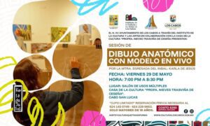 Te invitamos a la sesión de “dibujo anatómico” con modelo en vivo