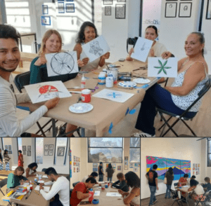 Taller “Técnicas Mixtas y Geometría” con la artista visual Alejandra Pacheco