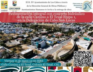 Mensaje del H. XV Ayuntamiento de Los Cabos: