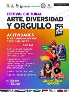 Festival Cultural Arte Diversidad y Orgullo en Los Cabos