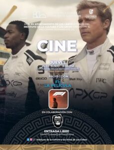 Cine al aire libre en Los Cabos: Proyección de F1 en el Cerrito del Timbre