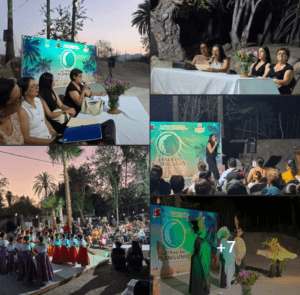 Noche de poesía y cultura en el evento Letras en Plenilunio de Santiago
