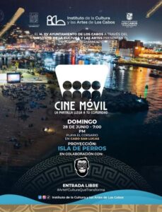 Cine Móvil en Playa El Corsario presenta Isla de Perros