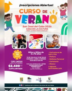 Curso de Verano 2026 en Casa de la Cultura San José del Cabo