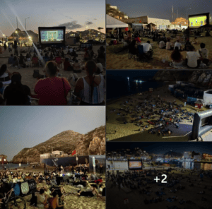 Cine Móvil en Playa El Corsario: Noche de cine al aire libre en Los Cabos