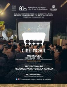 Cine Móvil en San José del Cabo: Disfruta cine gratuito en tu colonia