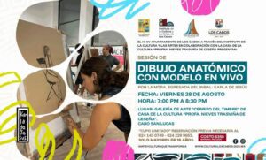 Taller de dibujo con modelo en vivo en Cabo San Lucas