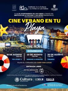 Cine Verano en tu Playa: Funciones gratuitas en Los Cabos
