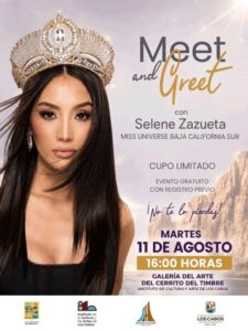 Meet and Greet con Selene Zazueta Miss Universe Baja California Sur en Los Cabos