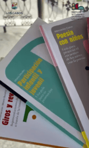 Donación de libros para promotores culturales en Los Cabos