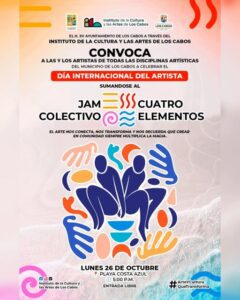 ¡Artistas de Los Cabos, sumémonos al Jam Colectivo 4 Elementos!