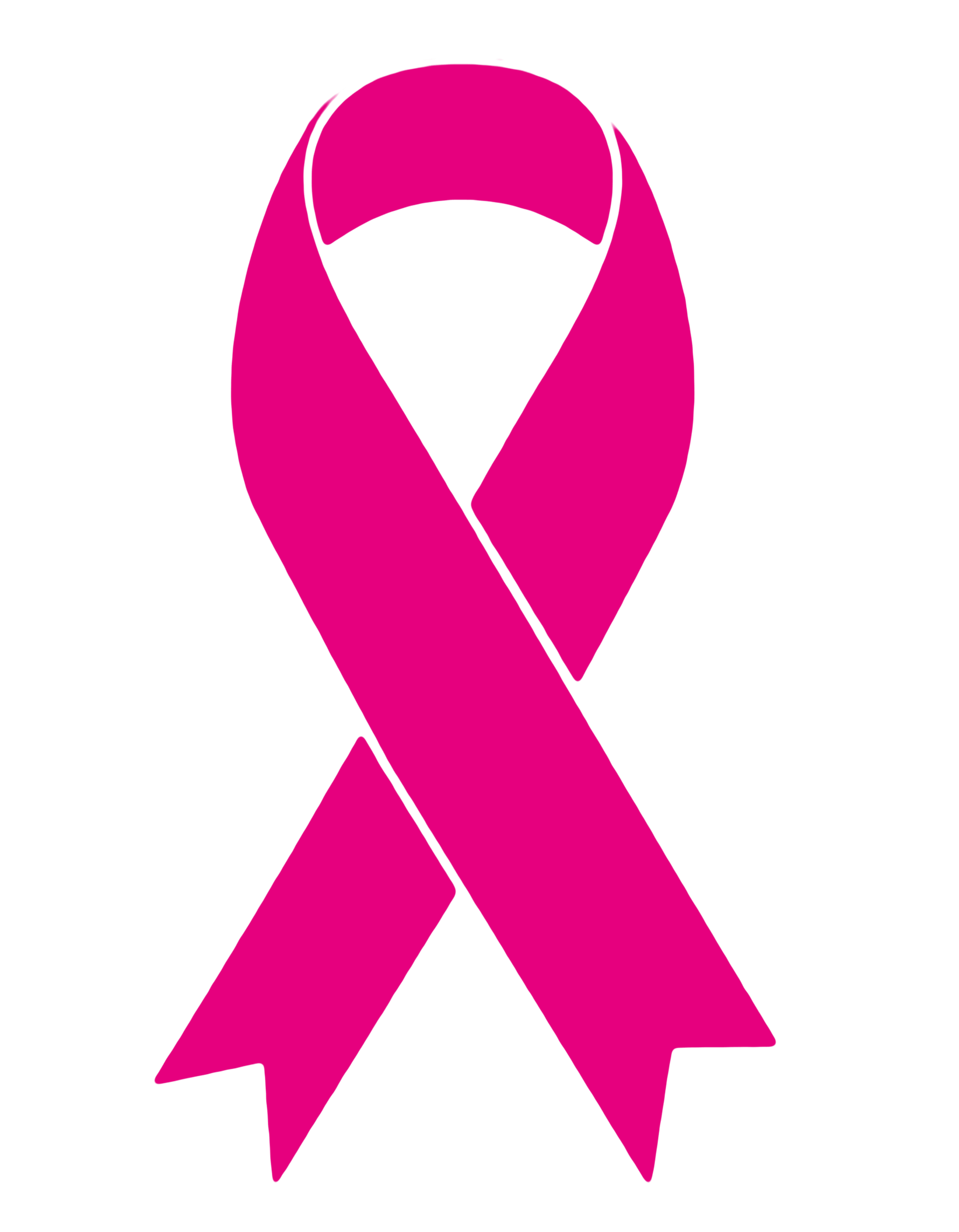 Moño rosa contra el cáncer de mama