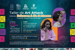 Taller de Arte Infantil Halloween y Día de Muertos en Los Cabos